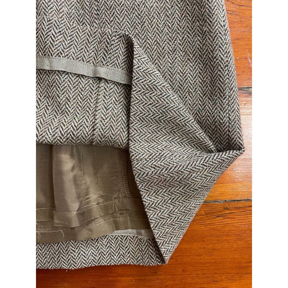 Ralph Lauren Wool Blend Herringbone Tweed Jumper Dress Sz 4 💛🎀 - Picture 12 of 12